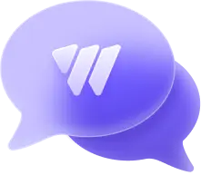 Image of a question box with Vue logo