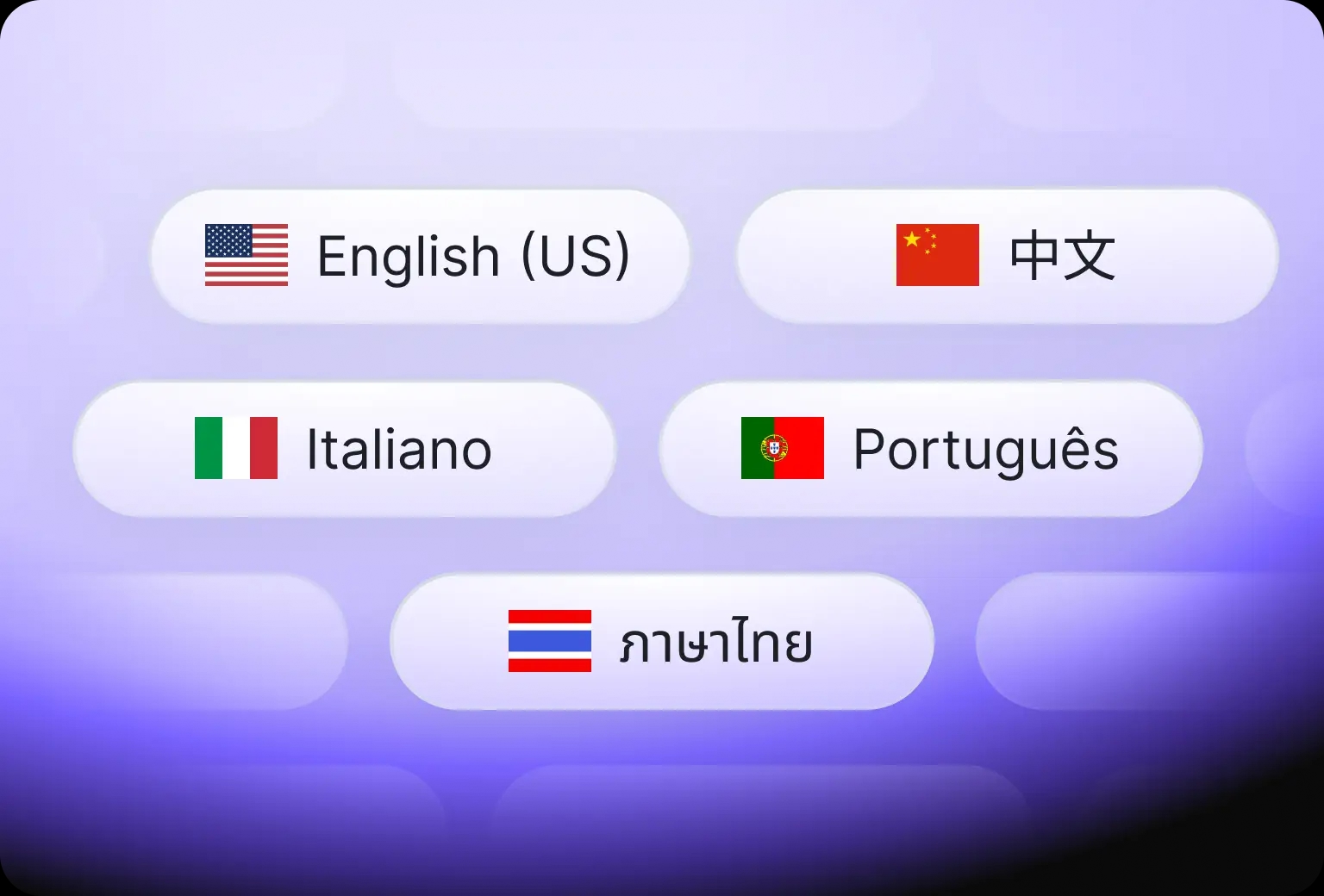 Vue PDF Viewer can be configured to display from one of the 5 built-in languages