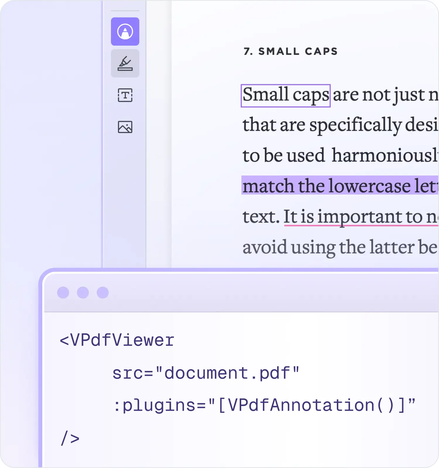 Vue PDF annotation plug-in. One prop.
