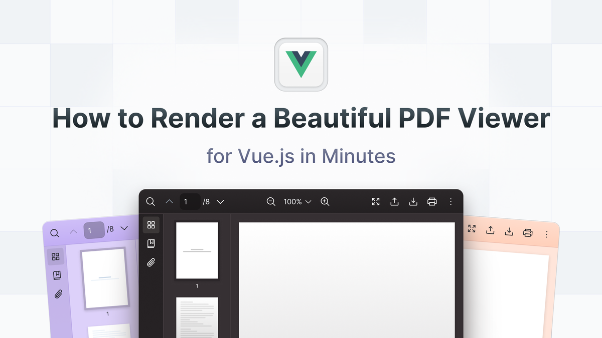 How to Render a Beautiful PDF Viewer for Vue.js in Minutes 