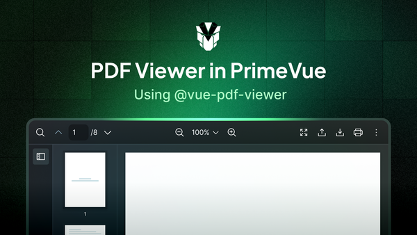 PDF Viewer in PrimeVue using @vue-pdf-viewer