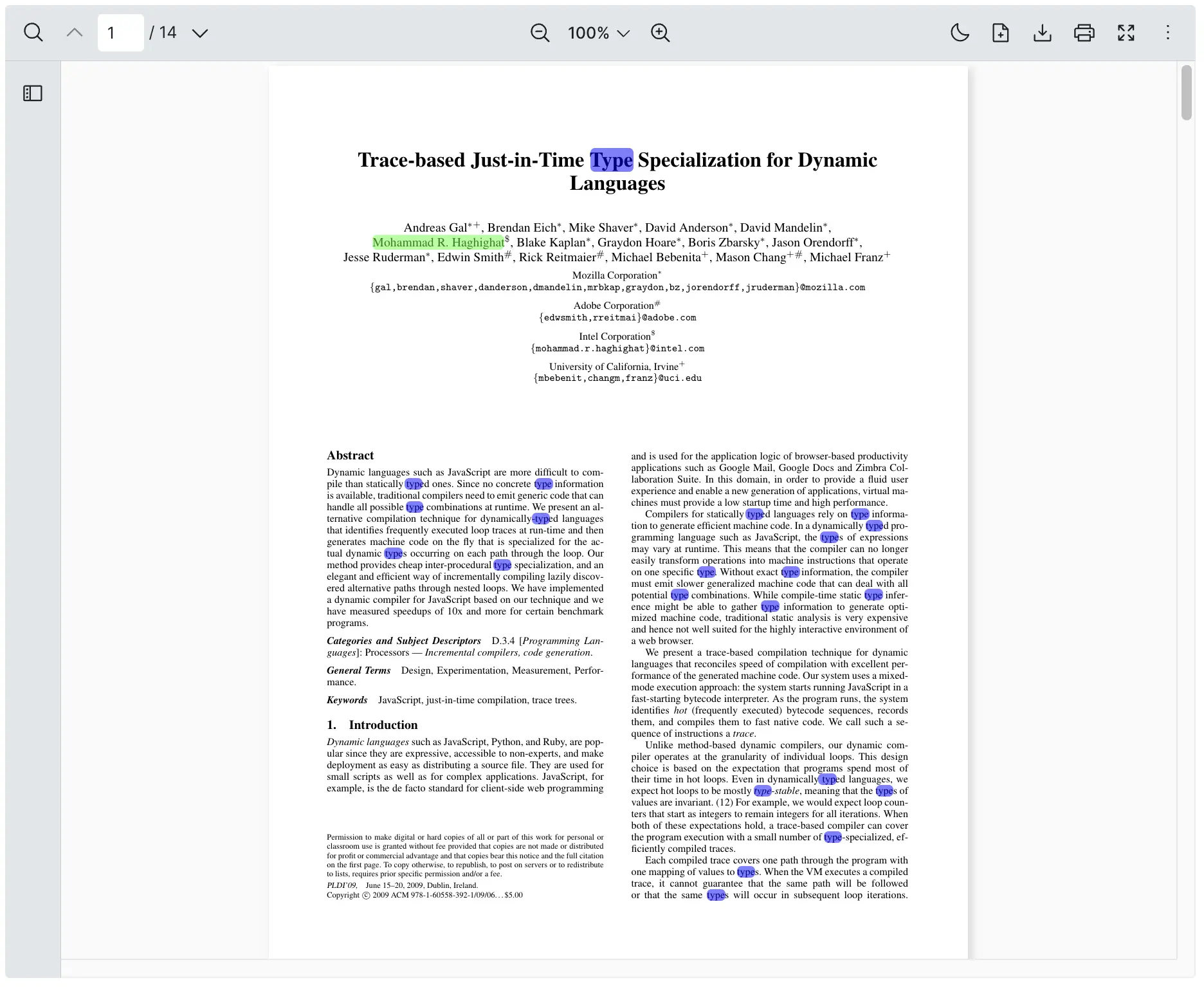 Highlight with Keywords Programmatically